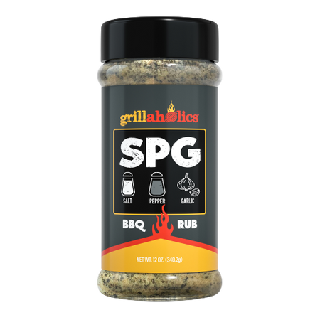 Grillaholics Premium SPG Salt Pepper Garlic Seasoning