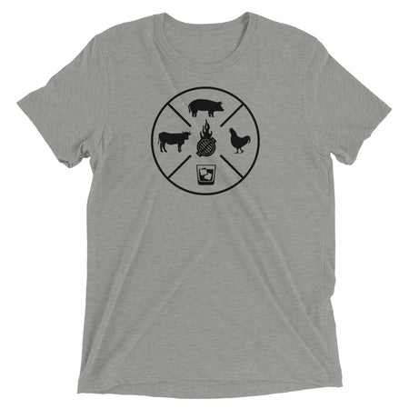 SMOKING MEAT & SIPPING BOURBON BBQ TEE