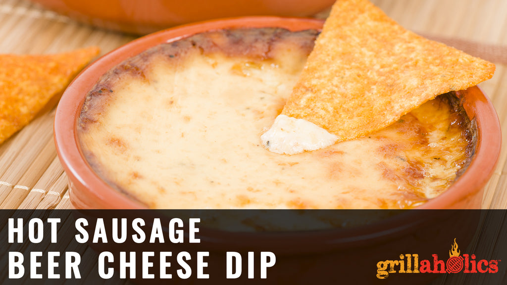 Hot Sausage Beer Cheese Dip