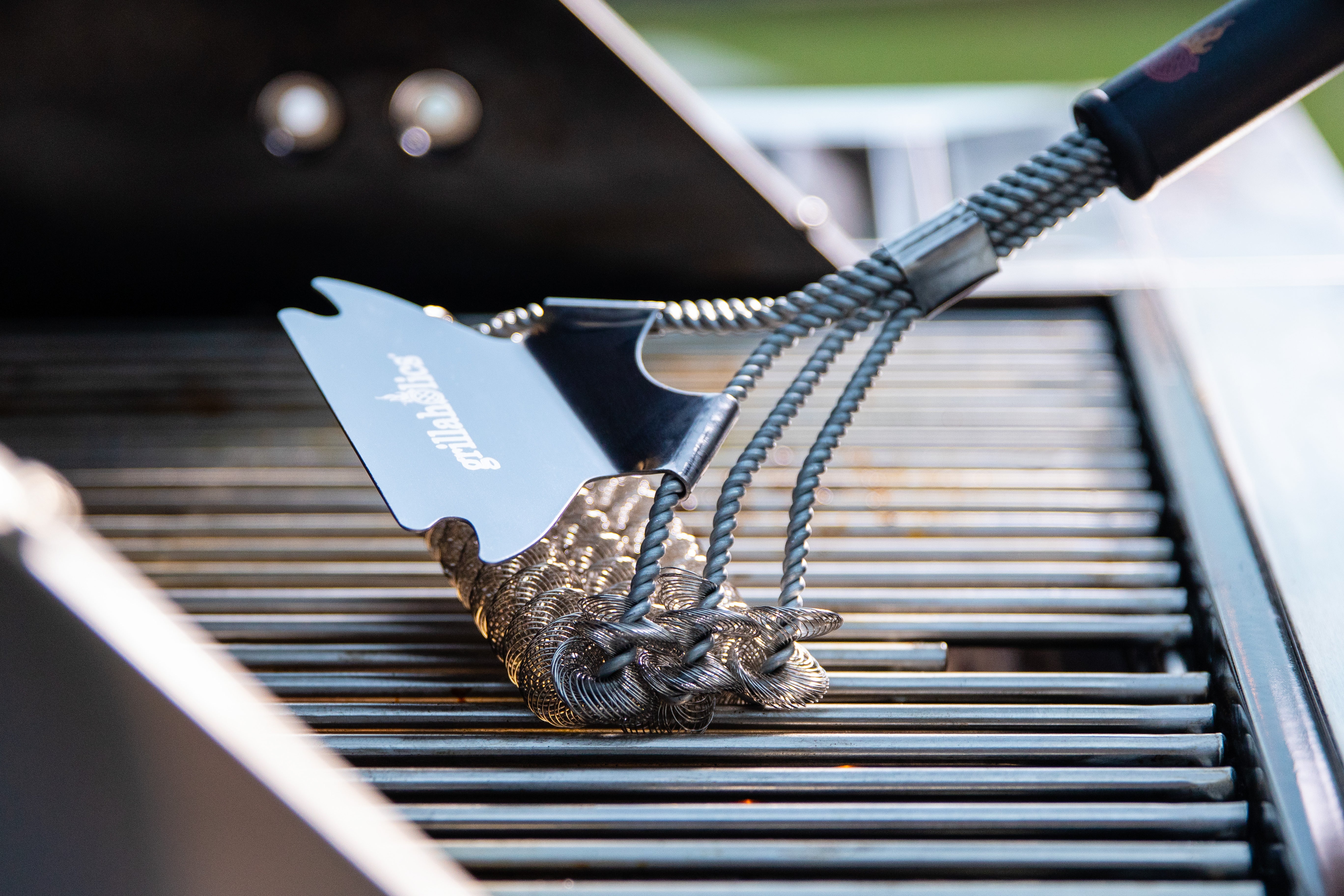  Grillaholics Grill Brush Bristle Free - Safe Grill