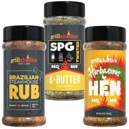 Grillaholics Best-Selling Rubs 3-Pack