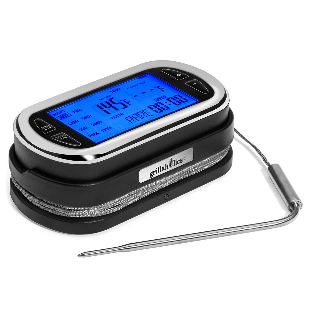 Grillaholics Wireless Digital Meat Thermometer, Grillaholics