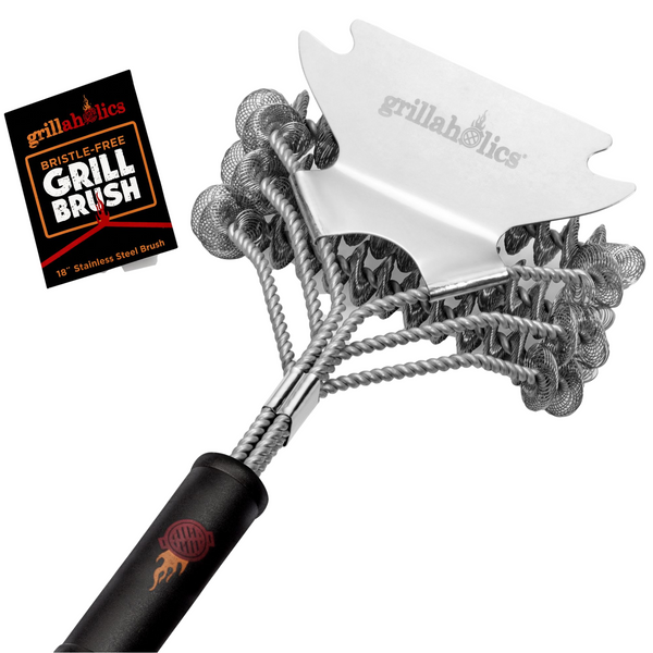 GRILLART Grill Brush and Scraper Best BBQ Brush for Grill, Safe 18