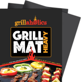Grillaholics Grill Mat Heavy - Set of 2