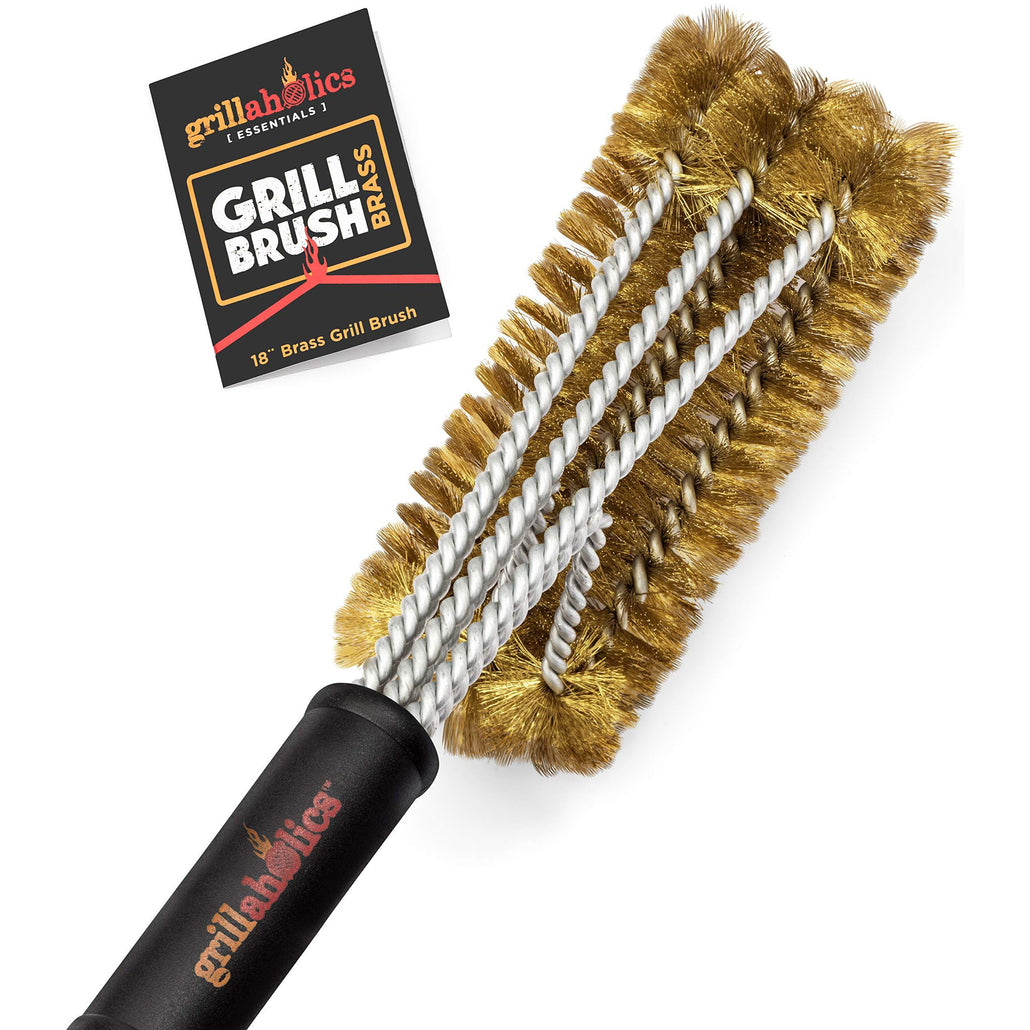 Grillaholics Essentials Brass Grill Brush