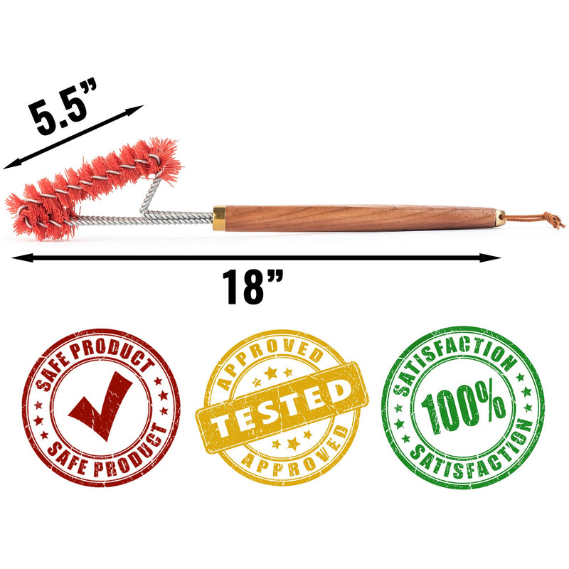 Grillaholics Pro Nylon Grill Brush Grillaholics